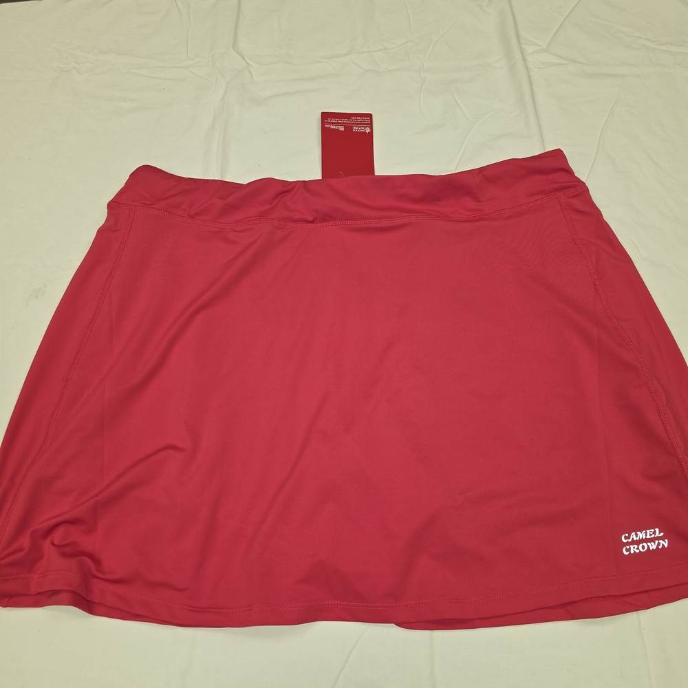 Camel Crown Women's Bold Pink Golf Leisure Skort Sz 3x